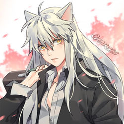 This is a pixiv picture whose title is 犬夜叉.