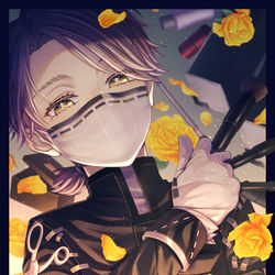 This is a pixiv picture whose title is 納棺師.