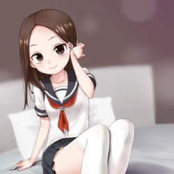 This is a pixiv picture whose title is からかい上手の高木さん.