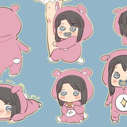 This is a pixiv picture whose title is ベイビー化まとめ.