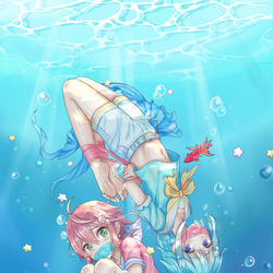 This is a pixiv picture whose title is 碳酸金鱼.