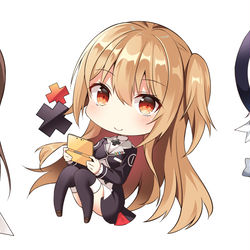 This is a pixiv picture whose title is ここあちゃん、楓ちゃん、魂子ちゃんSD.