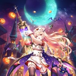 This is a pixiv picture whose title is 【ロマンシング サガ リ・ユニバース】ヴァンパイアレディ、シルバ.