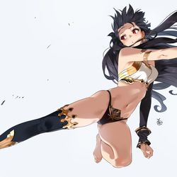 This is a pixiv picture whose title is イシュタルキック.