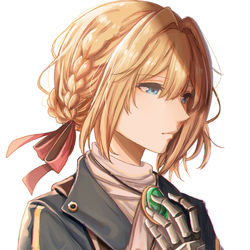 This is a pixiv picture whose title is ヴァイオレット・エヴァーガーデン.