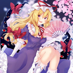 This is a pixiv picture whose title is 八雲紫.