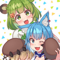 This is a pixiv picture whose title is 新生あにまーれ.