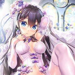 This is a pixiv picture whose title is ブルーベリーウェディング.