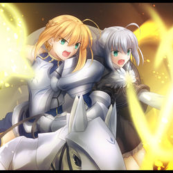 This is a pixiv picture whose title is Cross Noble Phantasm.