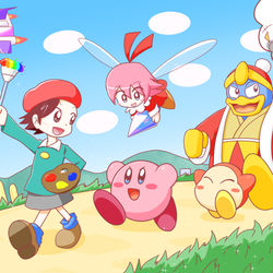 This is a pixiv picture whose title is 出会いと旅立ち.