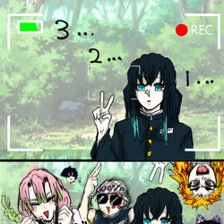 This is a pixiv picture whose title is みんなどこから出てきたの.