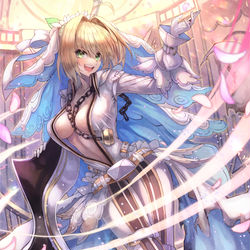 This is a pixiv picture whose title is 解放の花嫁.