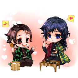 This is a pixiv picture whose title is もぐもぐ.