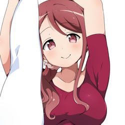 This is a pixiv picture whose title is メグちゃんのママがえちえちすぎて.