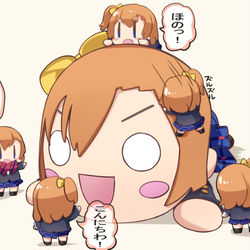 This is a pixiv picture whose title is テラ寝そ×チビμ'sちゃん　キャスト×チビμ'sちゃん　まとめ.