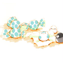 This is a pixiv picture whose title is あめねこ.