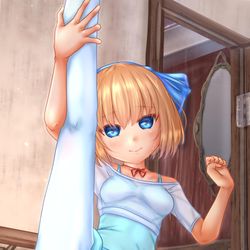This is a pixiv picture whose title is レオタードロリス.