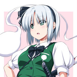This is a pixiv picture whose title is 妖夢ちゃんです.