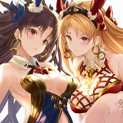 This is a pixiv picture whose title is イシュタルとエレシュキガル.
