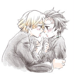 This is a pixiv picture whose title is 落書き善炭.