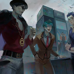 This is a pixiv picture whose title is Osaka！.