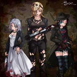This is a pixiv picture whose title is ハリウッドハロウィン.