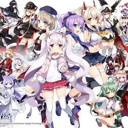 This is a pixiv picture whose title is Azur Lane.