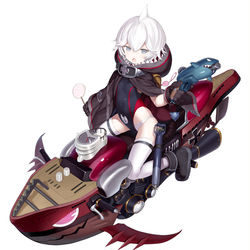 This is a pixiv picture whose title is サメ子ことU-110.