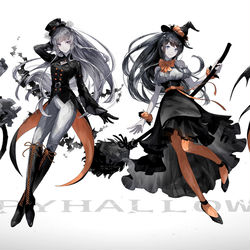 This is a pixiv picture whose title is 【ロンパ】ハロウィーン！.