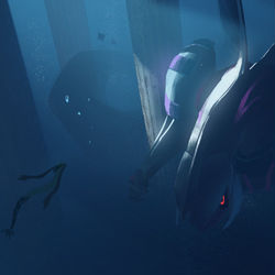 This is a pixiv picture whose title is 亜空の息吹.