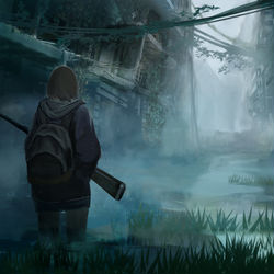 This is a pixiv picture whose title is Hometown.