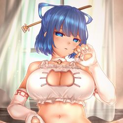 This is a pixiv picture whose title is にゃんにゃん.