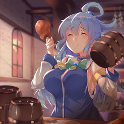 This is a pixiv picture whose title is 駄女神さま.