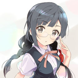 This is a pixiv picture whose title is メガネせつ菜ちゃん.
