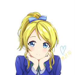 This is a pixiv picture whose title is HAPPY BIRTHDAY ELI 💛💛💛.