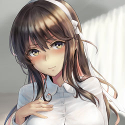 This is a pixiv picture whose title is 長波.
