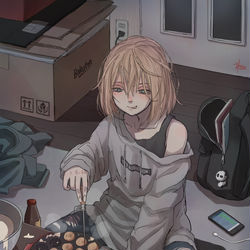 This is a pixiv picture whose title is 上達しちゃうな～.