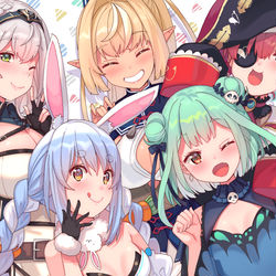 This is a pixiv picture whose title is ホロライブ３期生.