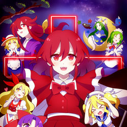 This is a pixiv picture whose title is 東方夢時空.
