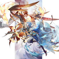 This is a pixiv picture whose title is 双龙.