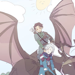 This is a pixiv picture whose title is 風花雪月log.