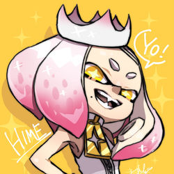 This is a pixiv picture whose title is HIME.