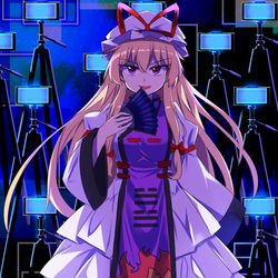 This is a pixiv picture whose title is 『2xxx年の幻想少女』人と妖の境界・第9話.