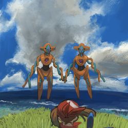 This is a pixiv picture whose title is やっと見つけた.