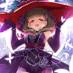 This is a pixiv picture whose title is 【127】まじょまゆ.