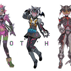 This is a pixiv picture whose title is another rider 1-4.