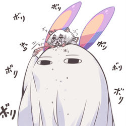 This is a pixiv picture whose title is ジャクスターを手懐けるニトクリス.