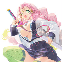 This is a pixiv picture whose title is 鬼滅ログ.