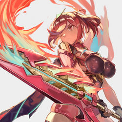 This is a pixiv picture whose title is Fire.