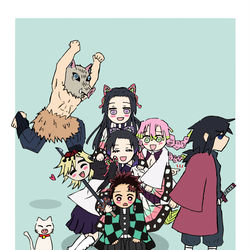 This is a pixiv picture whose title is 胡蝶しのぶの后宮.